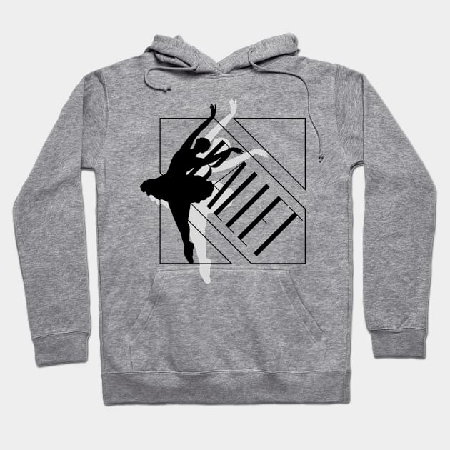 Beautiful ballerina gift Hoodie by Dancespread